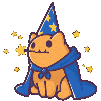 Cat Magic Sticker by Castaways
