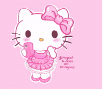 magicalprincessart pink kawaii hello kitty gyaru GIF