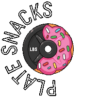 Donuts Weights Sticker by Plate Snacks