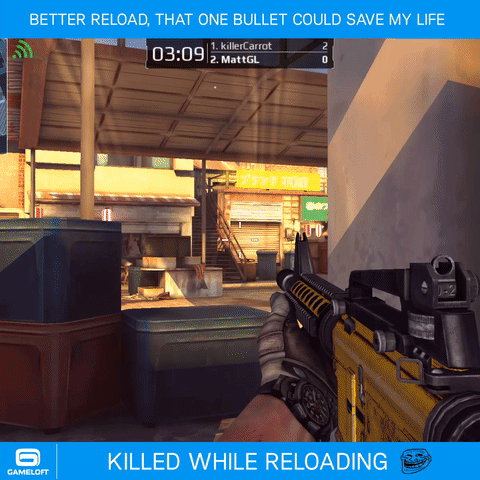 Reload Modern Combat 5 GIF by Gameloft