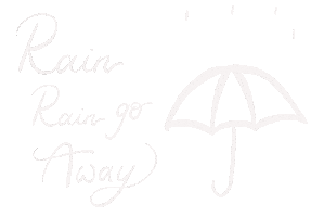 Rain Raining Sticker