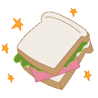 Sandwich Ham Sticker by NETFLIX