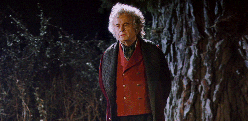 lord of the rings bilbo GIF by Maudit