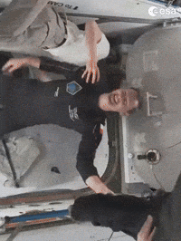 International Space Station Happiness GIF by European Space Agency - ESA