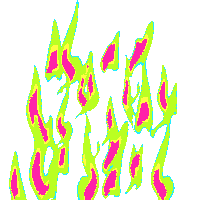imightbeamy fire flame anarchism cutealism Sticker