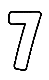 Number Happy Birtday Sticker