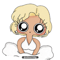 Marilyn Monroe Feminist Sticker by mtkmartukys