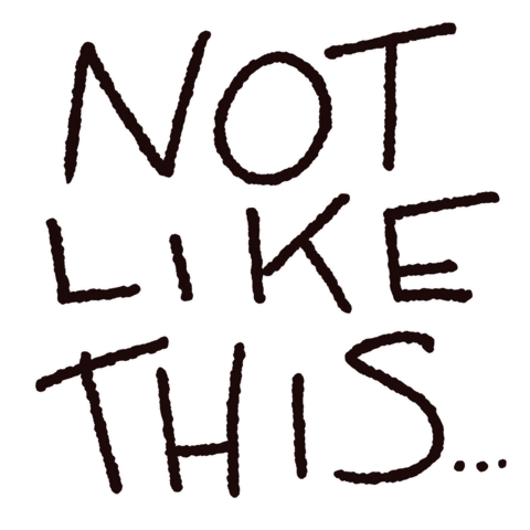 notmanywords no oh no matrix not like this Sticker