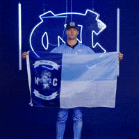 Waving University Of North Carolina GIF by UNC Tar Heels
