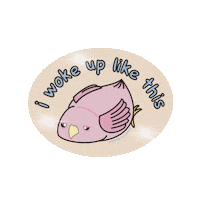 Tired Good Morning Sticker