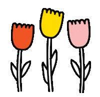 homeworkstudio gardening landscaping noam sussman dancing flowers Sticker