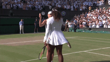 serena williams friends GIF by Wimbledon