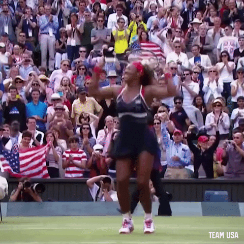 Serena Williams Sport GIF by Team USA