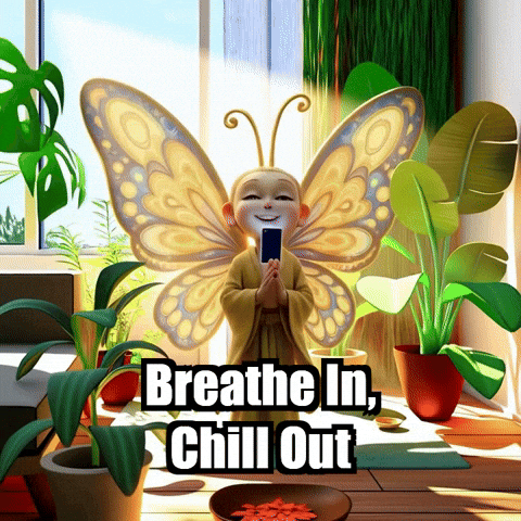 Chill Out Meditation GIF by BuddhaFlyJourney