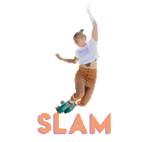 rollerfit skate coach sam slam Sticker