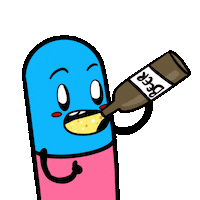 party beer Sticker