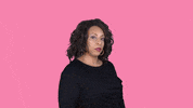 ComedianHollyLogan point strong pointing comic GIF