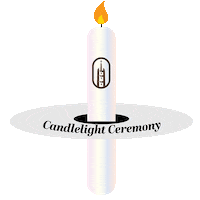 Candlelight Bonas Sticker by St. Bonaventure University