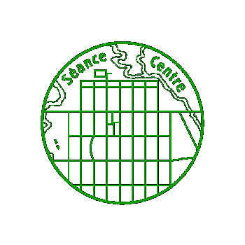 seancecentre logo records centre seance Sticker
