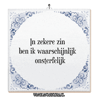 Humor Hoop Sticker by Tegelspreuken.nl