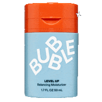 Level Up Moisturizer Sticker by Bubble Skincare