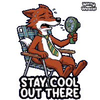 Sweating Stay Cool Sticker by VeeFriends