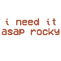 Asap Rocky Shopping Sticker