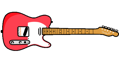 Logo Guitar Sticker by Fender