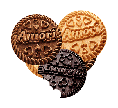 heart cookie Sticker by M. Dias Branco