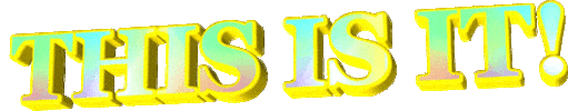 this is it text Sticker