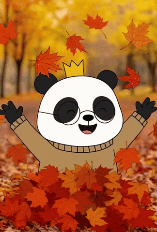 Fall Leaves GIF by Pandu Pandas