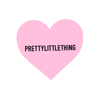 Heart Logo Sticker by prettylittlething