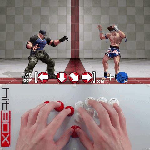 HB - KOFXV - Clark - Run Three - Tap Back QCFx2