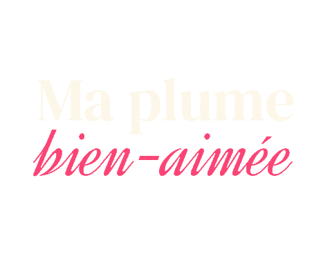 Maplumebienaimée Sticker by Studio L'Emplumé