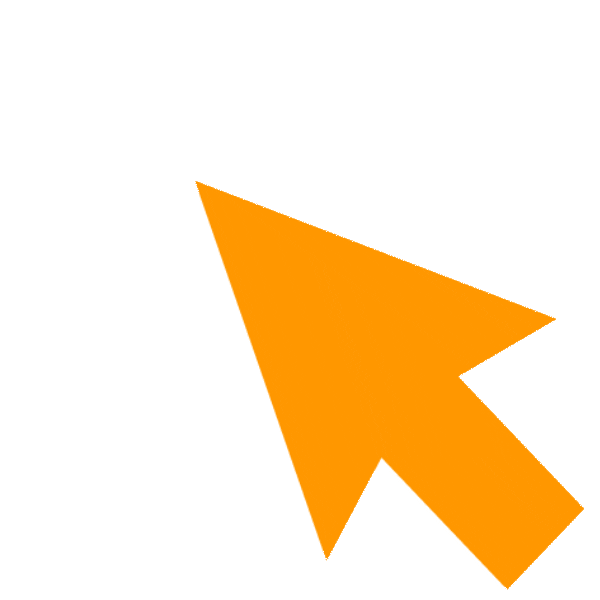 Orange Click Sticker by lastminute.com