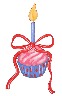Cake Candle Sticker by Helga Valdis   #krotdagsins