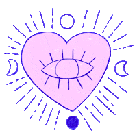 Heart Eye Sticker
