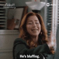 Abbott Bluffing GIF by ABC Network