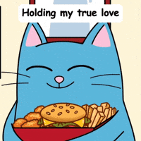 Treating Myself Fast Food GIF
