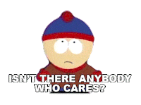 Stan Marsh Nobody Sticker by South Park