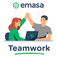 GrupoEmasa teamwork trabajo homeoffice trabajo en equipo Sticker