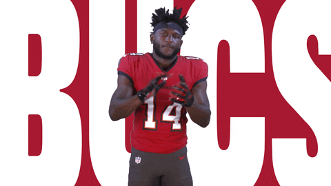 Lets Go Clap GIF by Tampa Bay Buccaneers
