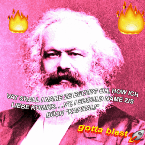 karl marx marxism GIF by Ari Spool, Community Curator