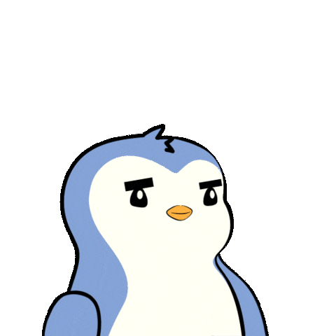 Confused Look Sticker by Pudgy Penguins