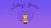 Heart Pink GIF by Abby Jame