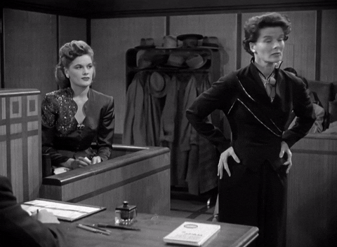 DominiqueRevue giphyupload spencer tracy katharinehepburn adamsrib GIF