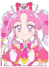 Excited Magical Girl Sticker