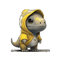 Ai Dino Sticker by Colegiatura