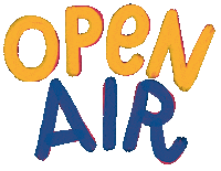 Happy Open Air Sticker