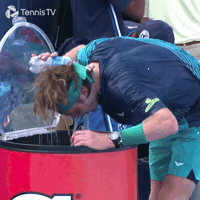 Cool Down Ice Bucket GIF by Tennis TV